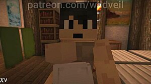 Huge Tits Minecraft Babe's Cozy Mountain Encounter