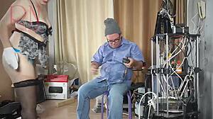 Naked Maid Punished Fucked by Boss Engineer