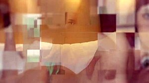 innocent college girl next door's first wild blowbang leaves her cum-drenched and craving more