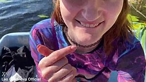 OMG Secret Island Boat Fuck with Cute Redhead Slut!