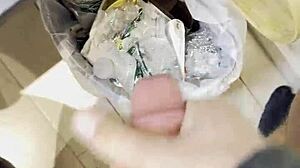 i fuck my tattooed doll hard while watching porn then cum huge