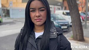 that thick venezuelan ambar bunny got caught n ended up riding for a fat creampie finish