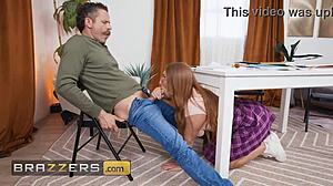 Skylar Snow's Big Ass Anal To Mouth Deepthroat Facial Cumshot With Piercing Glasses