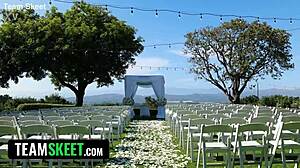 Adoptive Parents Boldly Train Virgin Stepdaughter for Intense Wedding Night Sex