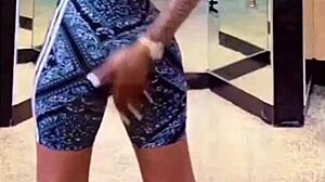 Black Ebony Ass In Leggings Feels Softer Than Water Bed