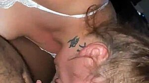 cute japanese milf homemade slurps massive black cock like a hungry whore up close