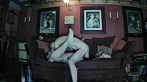 Milf squirts wildly from trailer pussy and ass pounding with toe sucking frenzy at the mansion