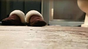 wife gets caught again blasting pussy hard with showerhead to orgasm