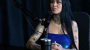 Evelyn Buarque's Sheer Red Lingerie Sparks Bisexual Domination Fetish in Swingers' Club