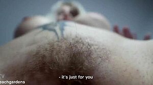 Blonde big tits babe smothers your face in pussy & ass 😈 face sitting dom!