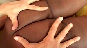 dark skin ebony slut craves big white cock pounding her homemade style