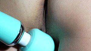 he ties my hands 😩 fingers me then vibes me past orgasm dripping wet 💦🔥