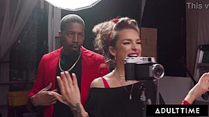 coworkers naughty xmas vintage shoot uh turned wild orgy!