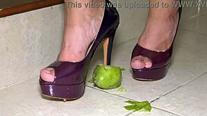 amateur german babes hook up outdoors for foot fetish play and panty teasing part 4