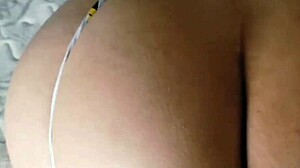 roommate fills tight curvy pussy creampie after huge ass pounding homemade