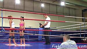 hey babe, you ready for this wild euro lesbian wrestling with intense pussy licking and fingering?