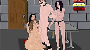 Hollywood Femdom Group Anal Cumshot Sex Party In California