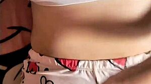 Hot Colombian Chick Gets Aroused Watching Porn Video Solo