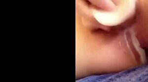 swedish teen screams masturbating her tight scandinavian pussy wild