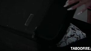 Flight Attendant Licks Married Man's Shaved Pussy Then Fucks Hard