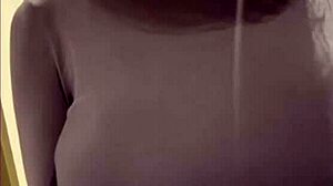 Milky Stepmom Licks Huge Nipples