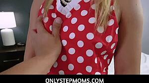 Stepmom Candice Dare Gives Morning POV Blowjob Ass Fuck to Stepson Taboo Dare