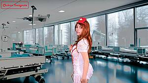 Nurse Does Perverted JOI Tricks In Front Of Patient!