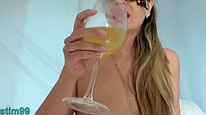 ever tried electro bdsm on a mature milf's pee hole with german piss drinking?