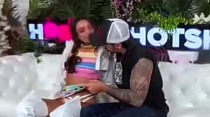 skinny sasha tatcha gags on nade nasty's rough pounding