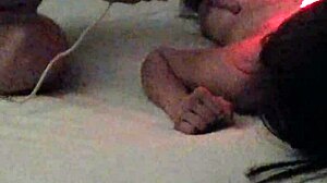 Pj Daniels endures electro shocks deepthroat bondage choking