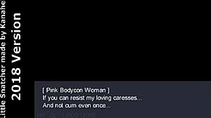 Pink bodycon women suck huge cock in little snatcher hentai