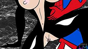 Porn parody twist on cat's vajayjay spider plays naughty!