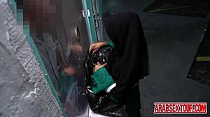 Arab Chick Bent Over Doggystyle Hotel Fuck