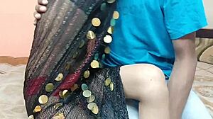 indian desi saali bends over big ass for jija's hardcore close up cock pounding at the ranch