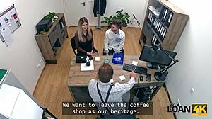 uh i came for loan but my wife just started fucking the manager right in front of me...