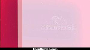 i can't resist stretching tiny stepsis zoe bloom's tight shaved pussy