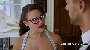 Tied Teen Throat Banged Ass Caned