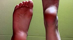 Cash for White Girl's Sexy Socked Feet Toes