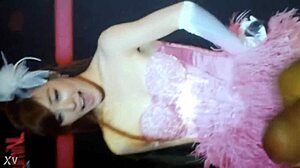 Tiffany Lady Marmalade Takes Hot Clothed Cumshot Blast