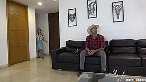 i catch my employee banging the maid then we threesome fuck hard in the bedroom