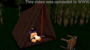 roblox dude pounds hot tent girl camping hardcore