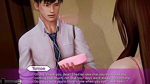 In Waifu Academy part 54 horny college sluts fuck teachers outdoors with big tits bouncing