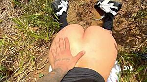 Latin Couple Sneaks Forest Fuck Danner Mendes Yenifer Chacon