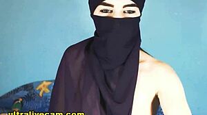 gypsy babe's horny webcam strip rips clothes dildo orgasms wild