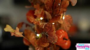 Lulu Chu Demands You Eat Her Juicy Pussy Under Thanksgiving Table With Bestie!