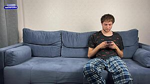 step sis teases my cock with handjob blowjob swallow craving cum