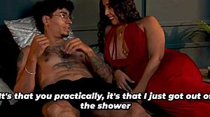 Stepmom Licks StepSon’s Huge Cock After Girlfriend Breakup Revenge