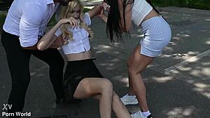 Mia Trejsi seduces Novella Night lesbo style 🔥👭