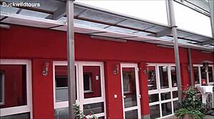 German Tourist Hooks Up in Domenica's Lounge Hamburg