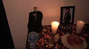 La Ofrenda Full Scene Calipso Pam Latina Ffm Big Tits Ass Halloween Curvy Orgy